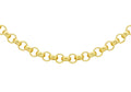 9K Yellow Gold 4.1mm Round Belcher 24"