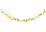9K Yellow Gold 4.1mm Round Belcher 24"