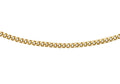 9ct Yellow Gold Diamond Cut Curb Chain 24"