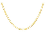 9K Yellow Gold 5.5mm Curb Chain 20"
