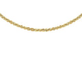 9ct Yellow Gold Crisscross Chain 16"