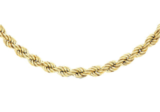 9ct Semi Solid Rope Chain 30"