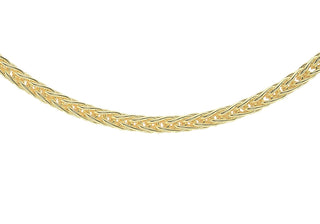9ct Yellow Gold Spiga Chain 24"