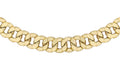 9ct Yellow Gold Round Curb Chain 22"