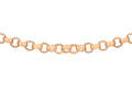 9K Rose Gold 1.7mm Round Belcher Chain 20"