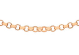 9K Rose Gold 1.7mm Round Belcher Chain 20"