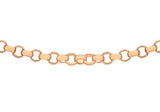 9K Rose Gold 1.7mm Round Belcher Chain 18"