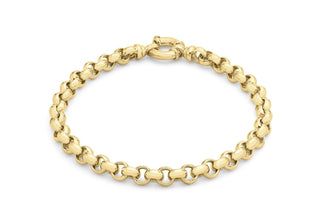 9K Yellow Gold 5.8mm Belcher Bracelet