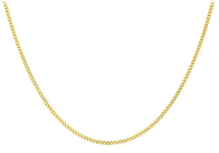 9K Yellow Gold 1.4mm Curb Chain 18"