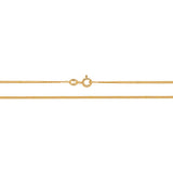 9ct Yellow Gold Close Curb Chain 24"