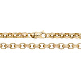 9K Yellow Gold Belcher Chain 22"