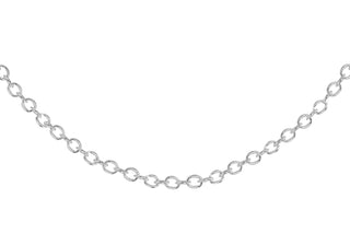 Sterling Silver 2.4mm Rolo Chain 16"