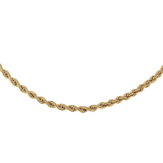 9K Yellow Gold 3.8mm Rope Chain 24"
