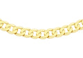 9ct Yellow Gold Flat DC Curb Chain 18"