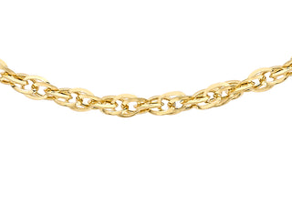 9ct Yellow Gold Prince Of Wales Chain 16"