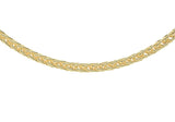 9K Yellow Gold 3mm Spiga Chain 24"