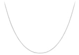 9ct White Gold Venetian Box Chain 18" - 20"
