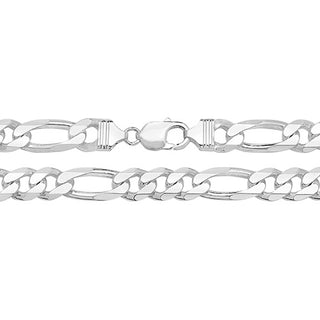 Sterling Silver Figaro Chain 24"