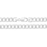 Sterling Silver Flat Curb Chain 20"