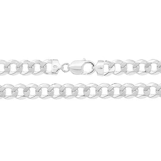 Sterling Silver Flat Curb Chain 20"