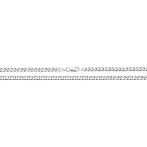 Sterling Silver Light Curb Chain 16"