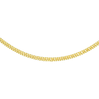 9ct Yellow Gold Hollow Triple-Curb Chain 20"