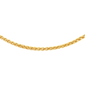 9ct Yellow Gold Mini Spiga 18" - 20"