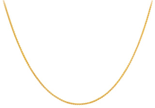 9ct Yellow Gold Mini Spiga 18" - 20"