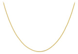 9ct Yellow Gold DC Curb Chain 16"