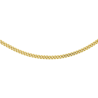 Diamond Cut Curb Chain 16"