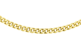 9ct Yellow Gold DC Curb Chain 20"