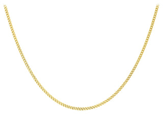 9ct Yellow Gold DC Curb Chain 20"