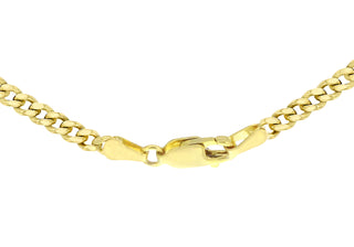 9ct Yellow Gold DC Curb Chain 20"