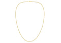 9ct Yellow Gold Semi-Solid Curb Chain 22"