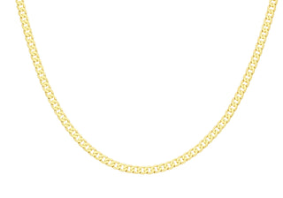 9ct Yellow Gold Curb Chain 22"