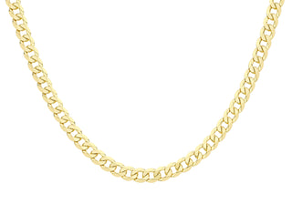 9K Yellow Gold 7.1mm Curb Chain 20"