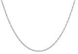 9ct White Gold Adjustable Prince Of Wales Chain 20"