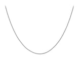 9K White Gold 1.7mm Curb Chain 18"