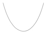 9K White Gold 1.7mm Curb Chain 20"