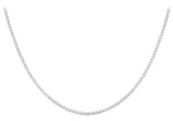 9ct White Gold Venetian Box Chain 18"