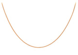 9K Rose Gold Adjustable Spiga Chain 18" - 20"