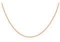 9K Rose Gold 1.5mm Rope Chain 18"