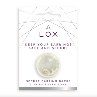 Silver Lox Safety Backs