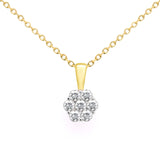9ct Yellow Gold CZ Necklace