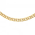 9ct Yellow Gold Open Double Curb Chain 18"