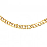 9ct Yellow Gold Open Double Curb Chain 18"