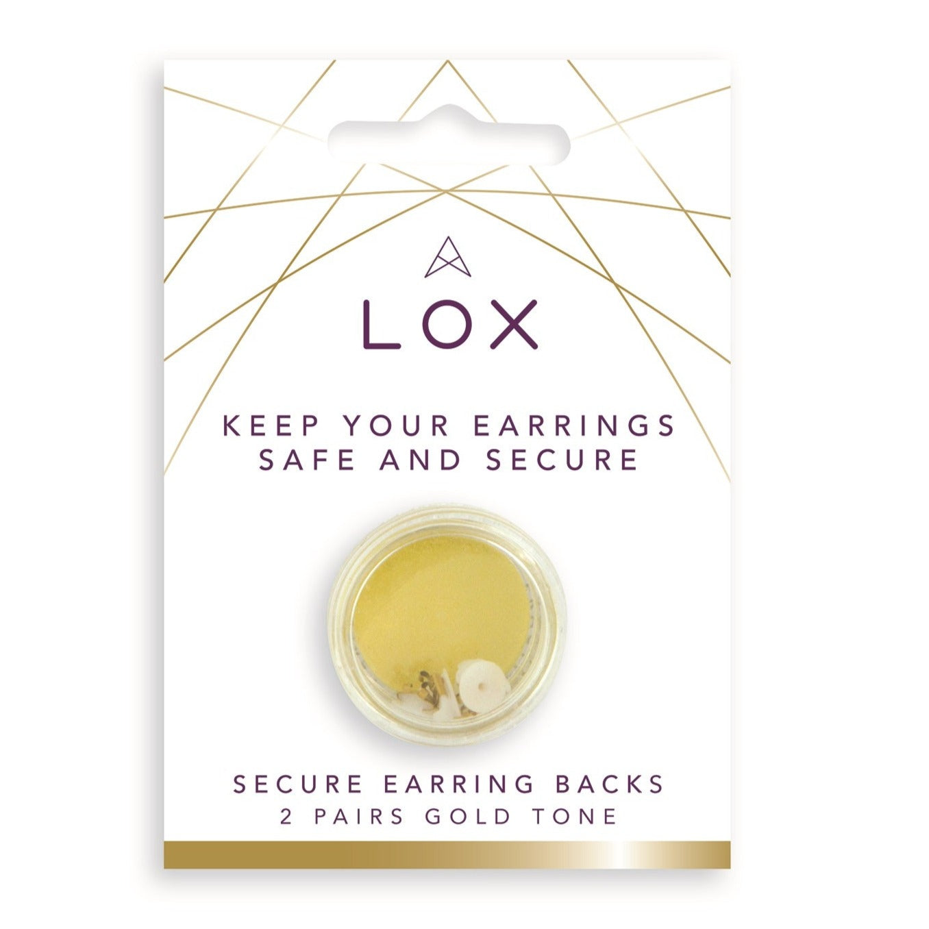 Gold Lox Safety Backs